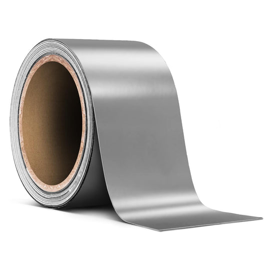 VViViD Satin Silver Chrome Pinstripe Vinyl Tape Roll (2    x 25ft)