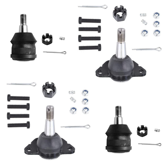 Detroit Axle - Front 4pc Ball Joints for Chevrolet GMC C1500 C2500 Suburban C3500 Express Savana 2500 3500 Yukon Tahoe, 4 Upper