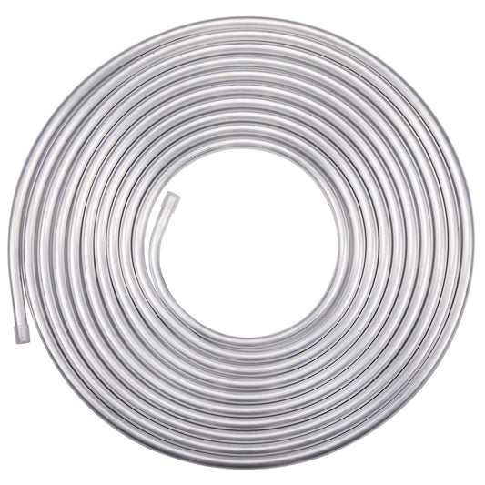 Podavelle 3/8 OD Aluminum Hard Fuel Line Hardline Tube Tubing Coil 10 Feet Roll