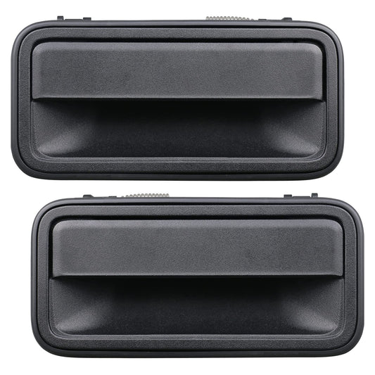 APPERFiT Rear Exterior Door Handles All Metal Compatible with 1995-1999 Chevrolet Chevy GMC C2500 C3500 K2500 K3500 Tahoe Yukon